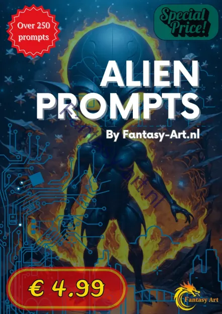 Afbeeldingen van Book of prompts: Alien